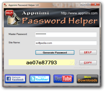Appnimi Password Helper screenshot