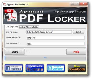 Appnimi PDF Locker screenshot