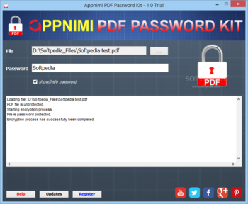Appnimi PDF Password Kit screenshot