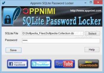 Appnimi SQLite Password Locker screenshot
