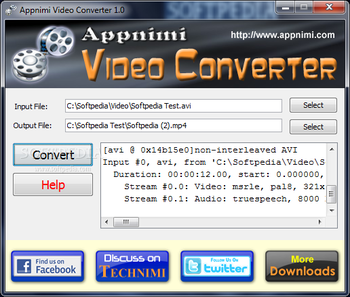 Appnimi Video Converter screenshot