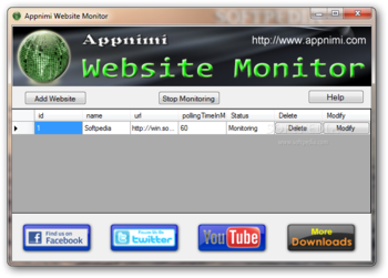 Appnimi Website Monitor screenshot