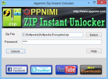 Appnimi Zip Instant Unlocker screenshot