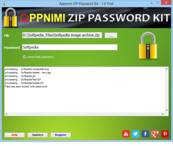 Appnimi ZIP Password Kit screenshot