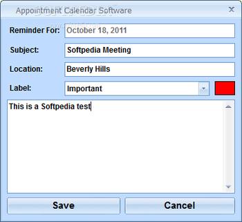 Appointment Calendar Software screenshot 2