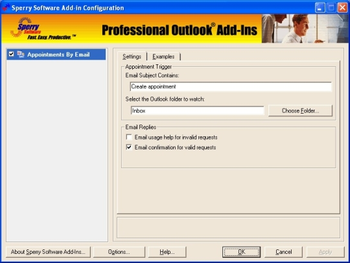Appointments By Email Outlook 2003/Outlook 2002/Outlook 2000 screenshot 2