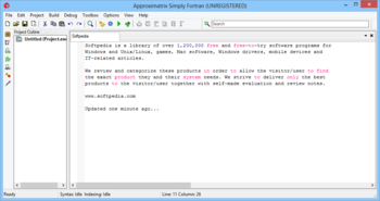 Approximatrix Simply Fortran screenshot