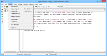 Approximatrix Simply Fortran screenshot 3