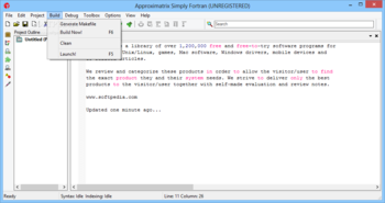 Approximatrix Simply Fortran screenshot 4