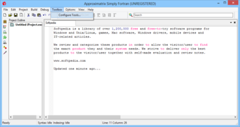 Approximatrix Simply Fortran screenshot 6