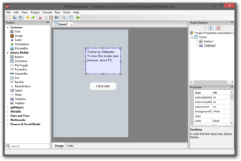 AppStudio screenshot