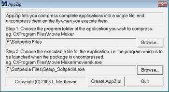 AppZip screenshot