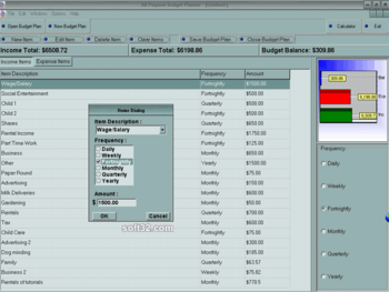 APSW Budget Planner screenshot 2