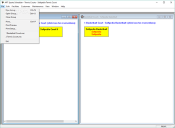APT Sports Scheduler screenshot 2