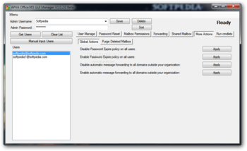 APVA Office365 GUI Manager screenshot 7