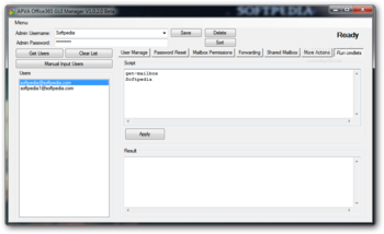 APVA Office365 GUI Manager screenshot 8