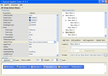 Apycom Java Menus and Buttons screenshot 2
