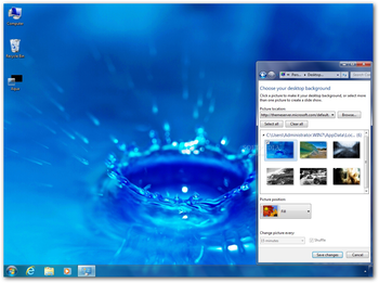 Aqua Dynamic Theme screenshot