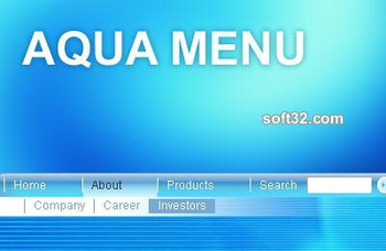 Aqua Flash Menu screenshot 2