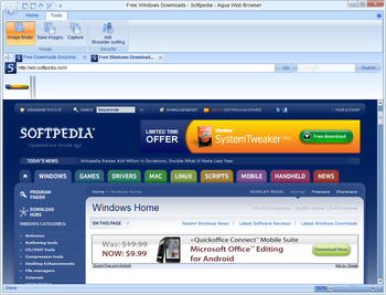 Aqua Web Browser screenshot 2