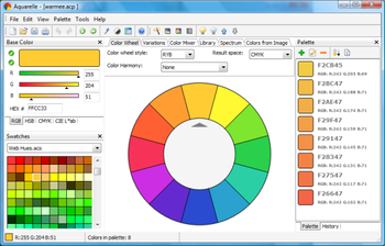 Aquarelle Color Suite screenshot