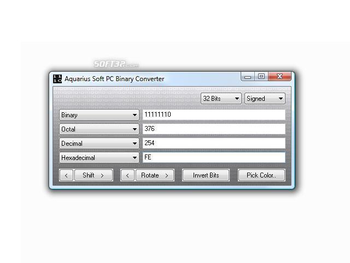 Aquarius Soft PC Binary Converter screenshot 2