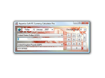 Aquarius Soft PC Currency Calculator Pro screenshot 2