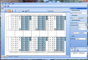 AquaSoft PhotoKalender screenshot 3