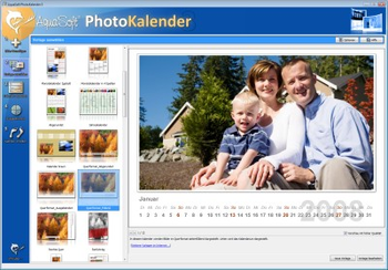 AquaSoft PhotoKalender screenshot