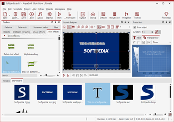 AquaSoft SlideShow Ultimate screenshot 4