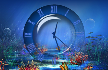 Aquatic Clock Screensaver screenshot