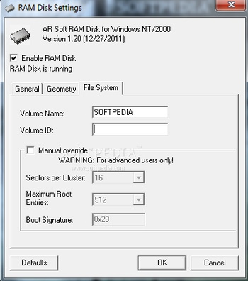 AR Soft RAM Disk screenshot 3