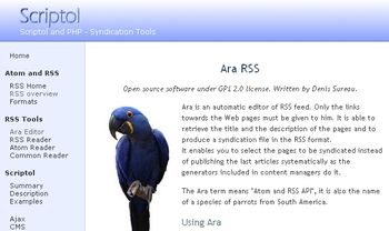 ARA Editor screenshot