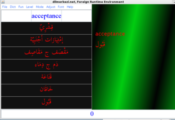 Arabic Runtime Environment screenshot