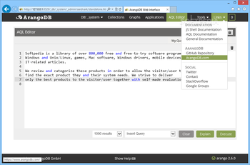 ArangoDB screenshot 5