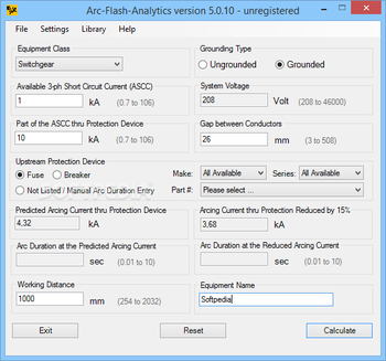 Arc-Flash-Analytics screenshot
