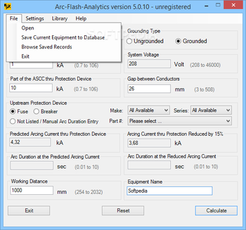 Arc-Flash-Analytics screenshot 2