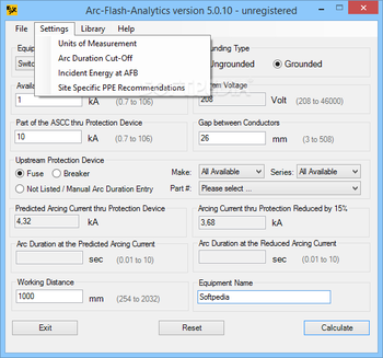 Arc-Flash-Analytics screenshot 3