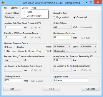 Arc Flash Analytics screenshot 4