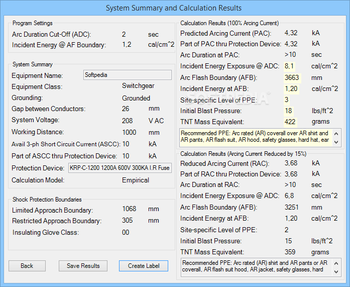 Arc Flash Analytics screenshot 5