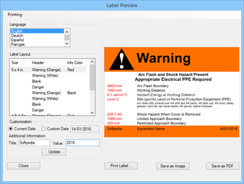 Arc Flash Analytics screenshot 6