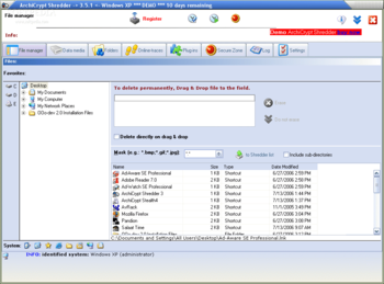 ArchiCrypt Shredder screenshot