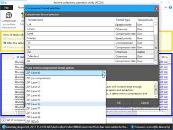 Archive Collectively Operation Utility screenshot 2