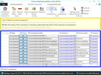 Archive Collectively Operation Utility screenshot 3