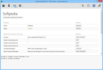 Arclab Inbox2DB screenshot