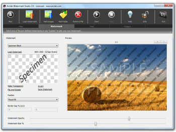 Arclab Watermark Studio screenshot