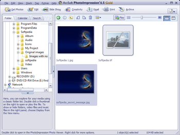 ArcSoft PhotoImpression Gold screenshot