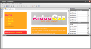 Arduo Css Editor screenshot