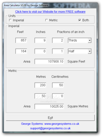 Area Calculator screenshot