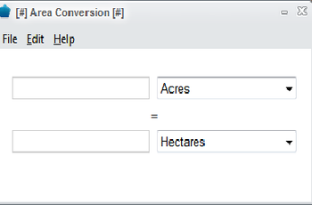 Area Conversion Calculator screenshot
